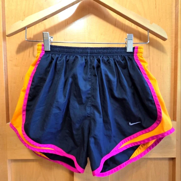 Nike Tempo Shorts Black Pink Orange - Picture 2 of 7